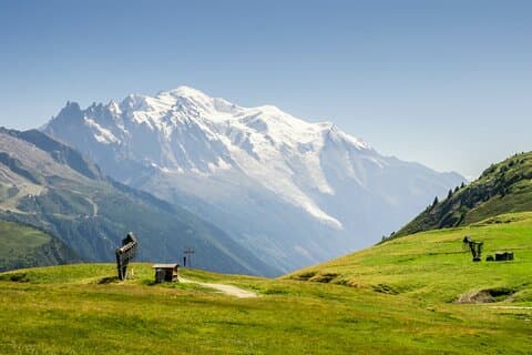 Hiking in Chamonix with a guide