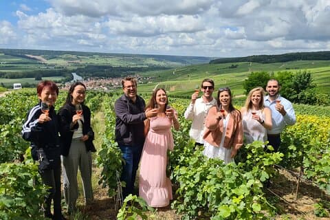 Family Estates Champagne Tour from Paris : 10 Tastings & Lunch