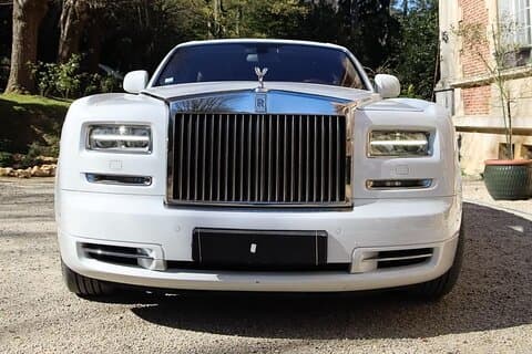 White Rolls-Royce Phantom Paris Tour