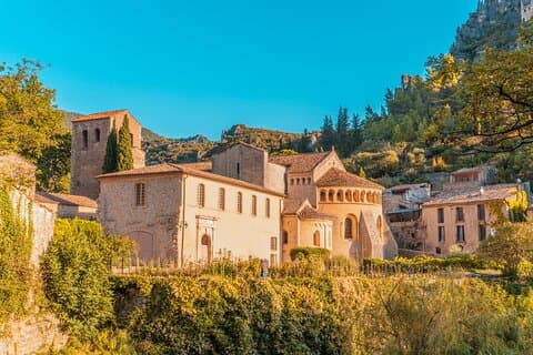 The Abbey of Gellone in Saint-Guilhem-le-Dèsert