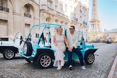 Private Paris Landmarks Tour by Golf Cart (pickup included)