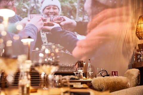 Immersive cellar tour-tasting-Christmas meal 100% immersive