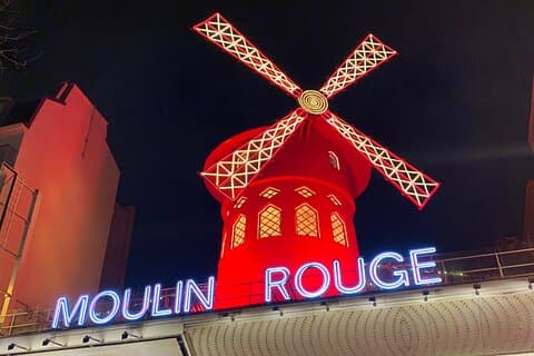Moulin Rouge Experience with Private Driver and Show Tickets