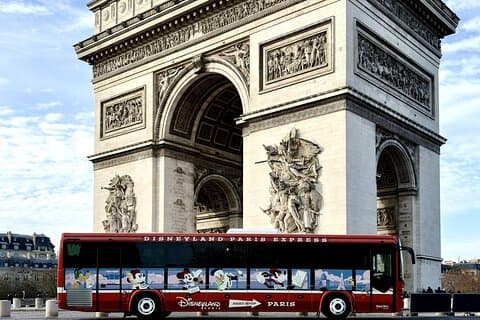 Disneyland® Paris Express Shuttle with Ticket from Central Paris