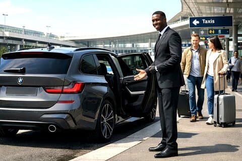 Meet & Greet @ Roissy CDG - BMW3
(IA Creation)