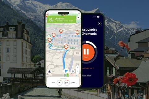 GPS Audioguide app: From downtown to the foot of Mont Blanc (Offline).
