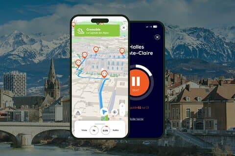 GPS Audioguide app: From Bastille to Historic Center (Offline).