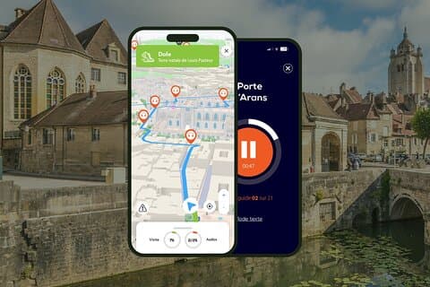 GPS Audioguide application: From the Tanners Canal to Notre Dame College (Offline).