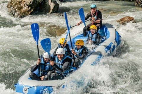 Whitewater Rafting on the Giffre River with Zen River Camp, in Samoëns, Haute Savoie, France