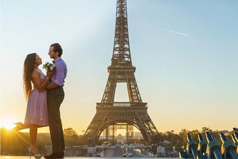 Romantic Eiffel Proposal Experience with Private Pickup and Guide