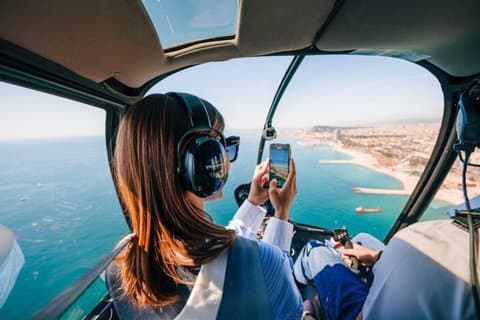 CANNES Shared 25min Panoramic Helicopter Tour