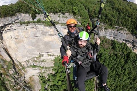 Flight Sensation in Paragliding in Grenoble