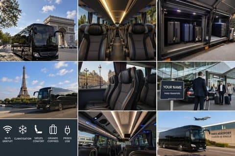Private Coach with Driver 4h 8h Full Day