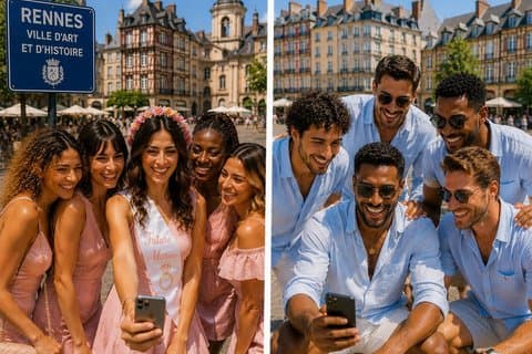 Rennes Challenges EVG EVJF City Challenge team