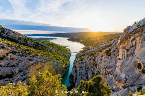Canyon of Verdon and Lavender fields
