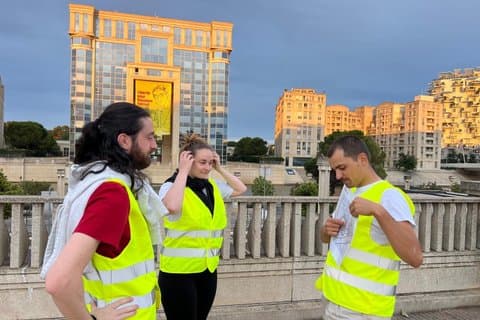 Montpellier Guided Tour Architectural Curiosity Electric Bike