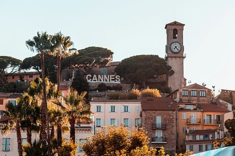 Cannes: Cinema Private Walk & Riviera Bites