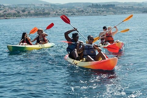 Ideal kayak trip to explore the beauty of the blue coast