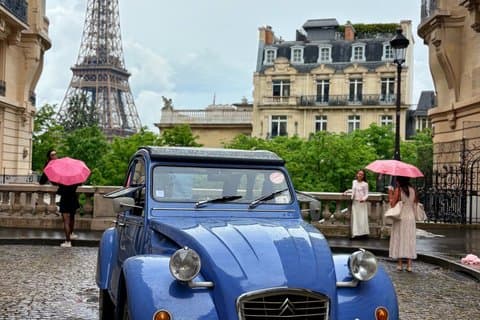 Paris in Citroen 2CV Authentic and Vintage Experience