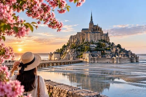 Private Mont St Michel Tour from Le Havre in Mandarin