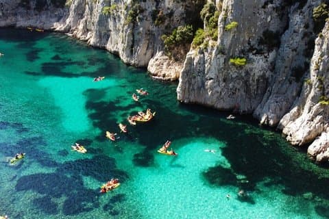 Cassis the magnificent cliffs of the Calanques and Cap Canaille