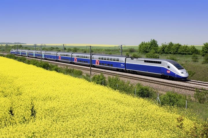 TGV round trip train ticket from Paris included
