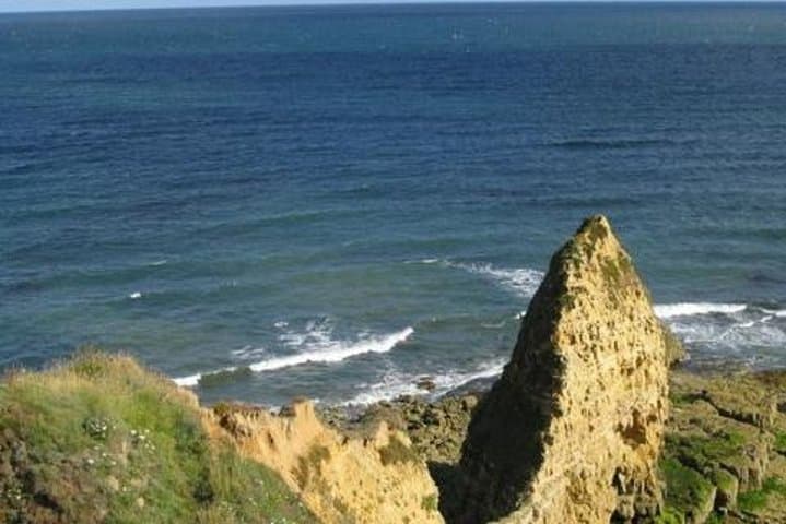 See where the US Rangers of the 2nd Battalion came ashore at Pointe du Hoc