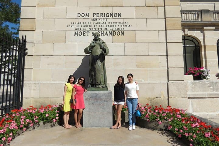 Visiting Moet et Chandon