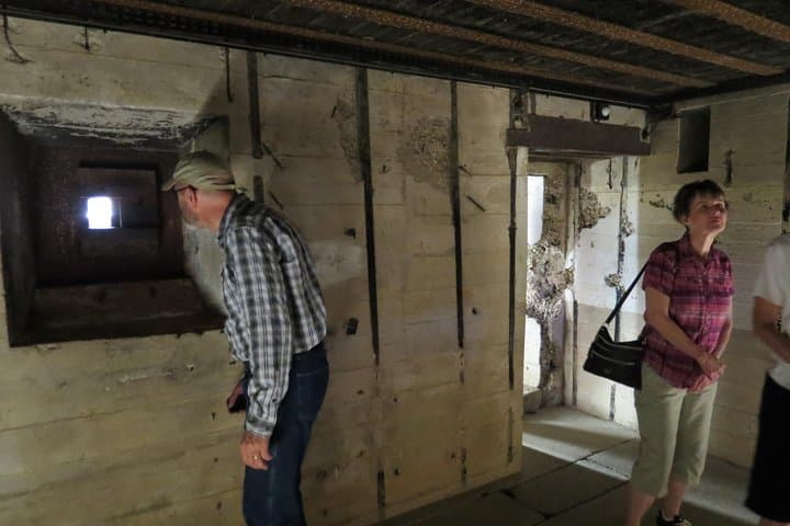 Inside an German bunker