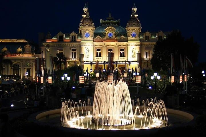 Private Tour of Monte Carlo by Night from Nice