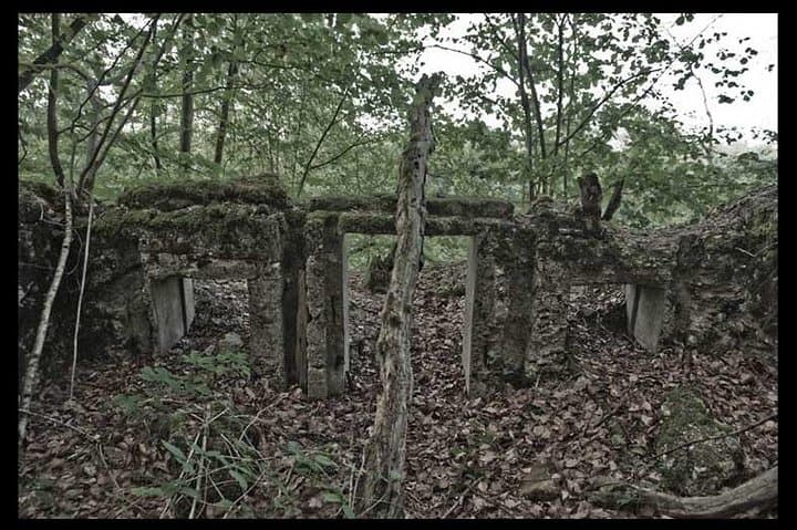 remains of german bunkers