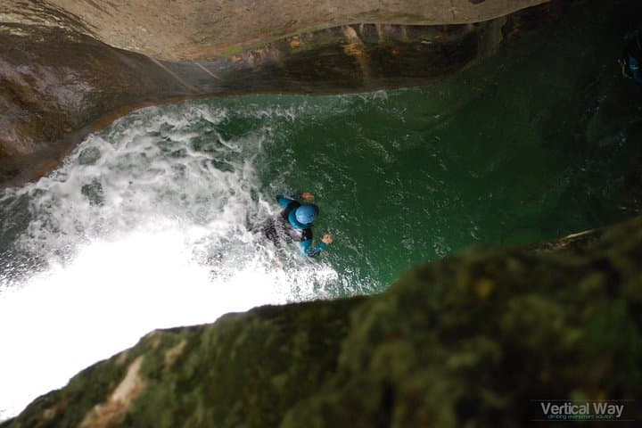Canyoning sports day in the Furon en Vercors - Grenoble