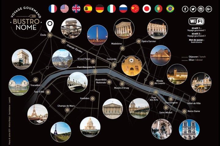 Paris Bustronome Gourmet Sightseeing Dinner on a Panoramic Bus