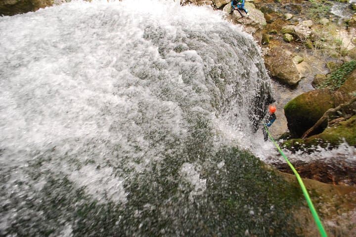 Canyoning sports day in the Furon en Vercors - Grenoble