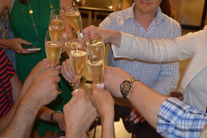 Champagne tasting