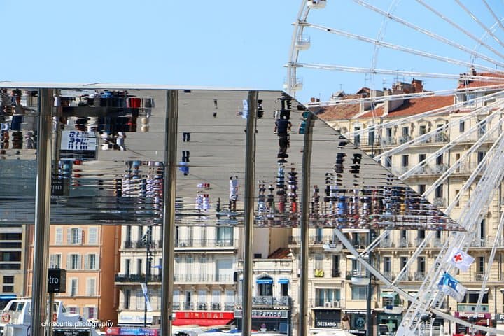 The old port area combines modern architecture with historic buildings