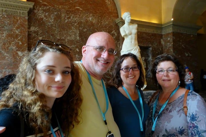 Venus of Milo, one of the masterpieces in the Louvre