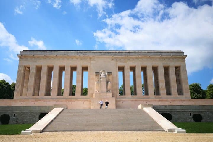 Château-Thierry Hill 204 - The American Monument overlooks the valley and the marne river