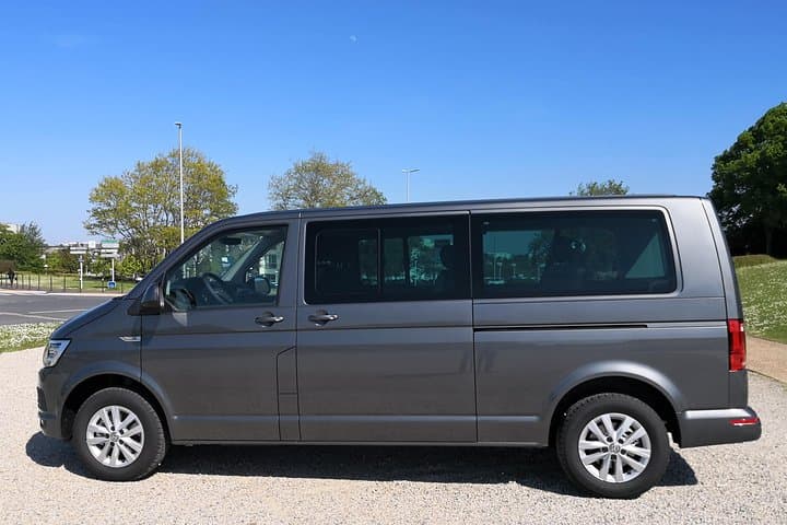 The confortable Minivan (8 seats) in which you will travel aboard, from Paris to the Normandy landing beaches.