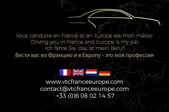 Chauffered driven car for one or several days (Rent minimum of 8 hours with a maximum of 25 kms per hour)
Предоставление автомобиля с водителем