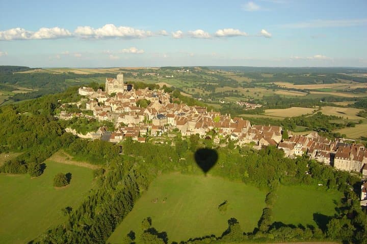 Vézelay at sunset