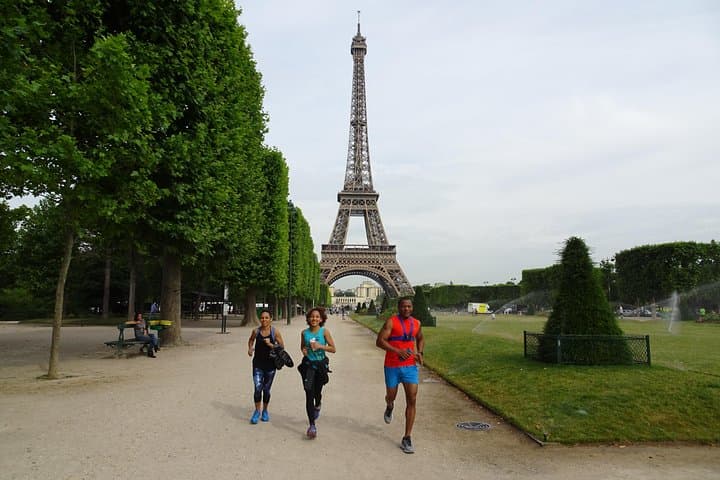 Running in the "Champ de Mars"