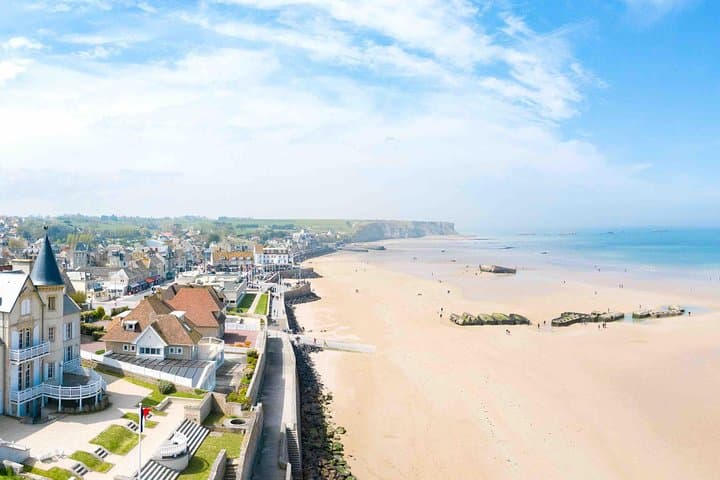 Arromanches and Mulberry harbour in Normandy