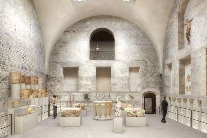 The interior of
Cluny Museum