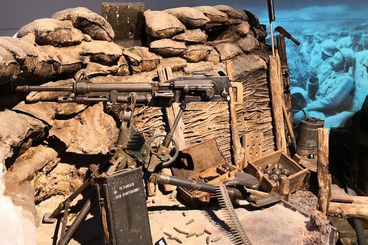 Museum of the Great War in Meaux - WW1 french decoy reenacted trench