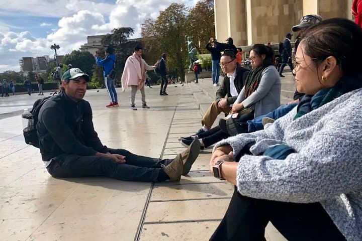 Paris Top Sights Half Day Walking Tour + Wine Tasting Experience