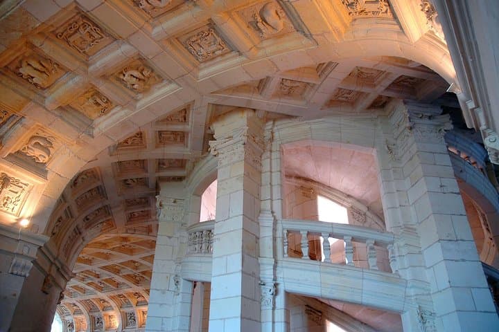 Chambord double spiral staircase - Credit Photo Léonard de Serres