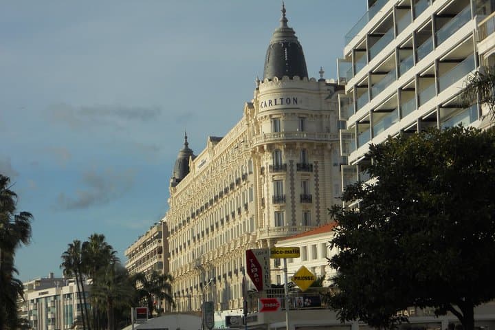 Visit of Cannes and the famous Hotel Carlton
