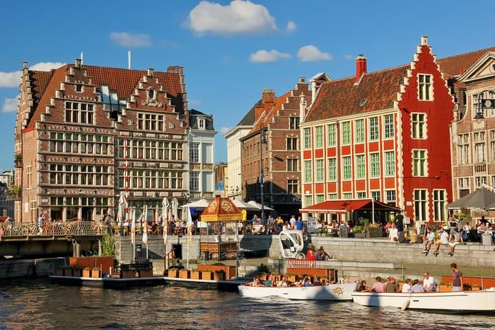 Ghent. Boat trip.