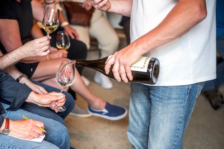Tasting Chablis Domaine Clotilde Davenne in French